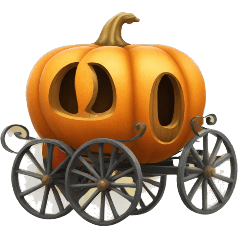 Conderella pumpkin carriage  emoji