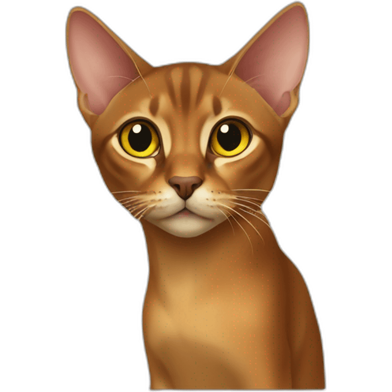 abyssinian-cat-with-red-collar-with-golden-rectangular-shaped-sensor emoji