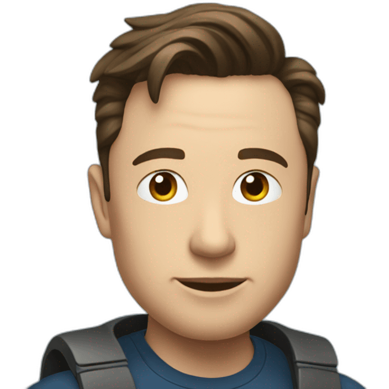 Elon-musk-blue emoji