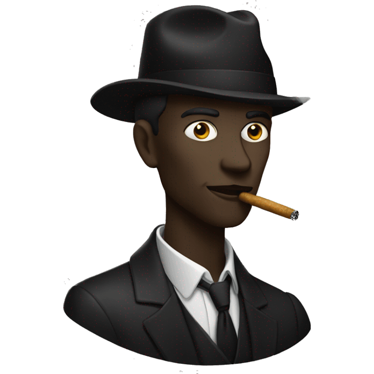 Homme smoking noir  emoji