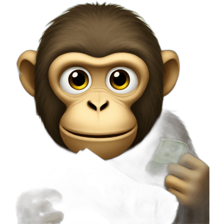 monkey-with-money emoji