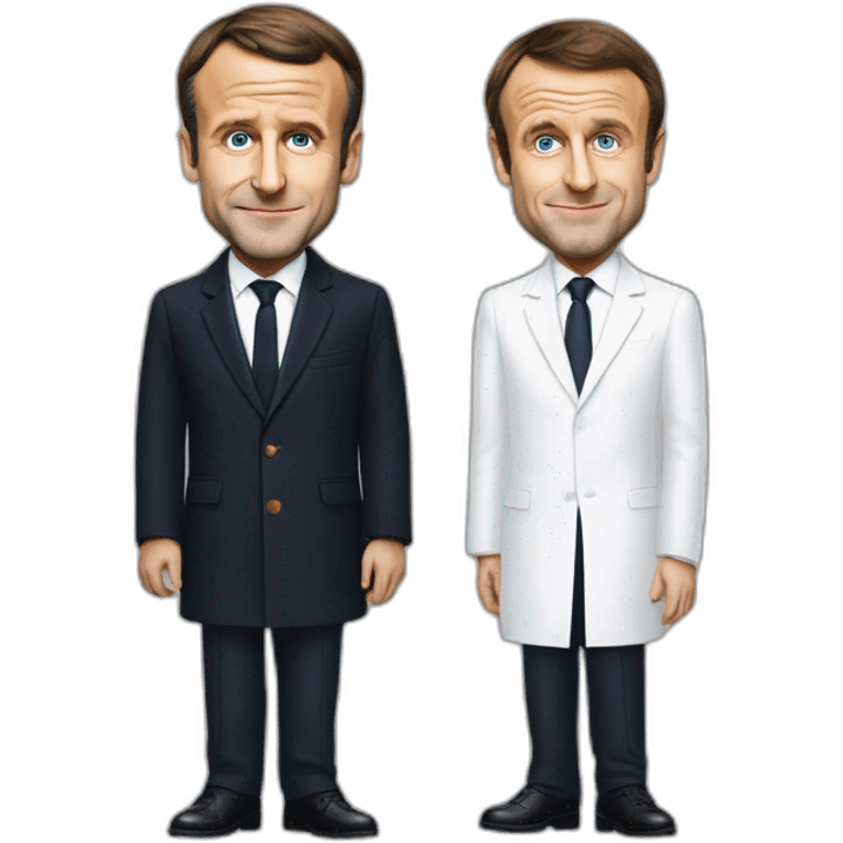 Emmanuel macron embrasse sarkozi emoji