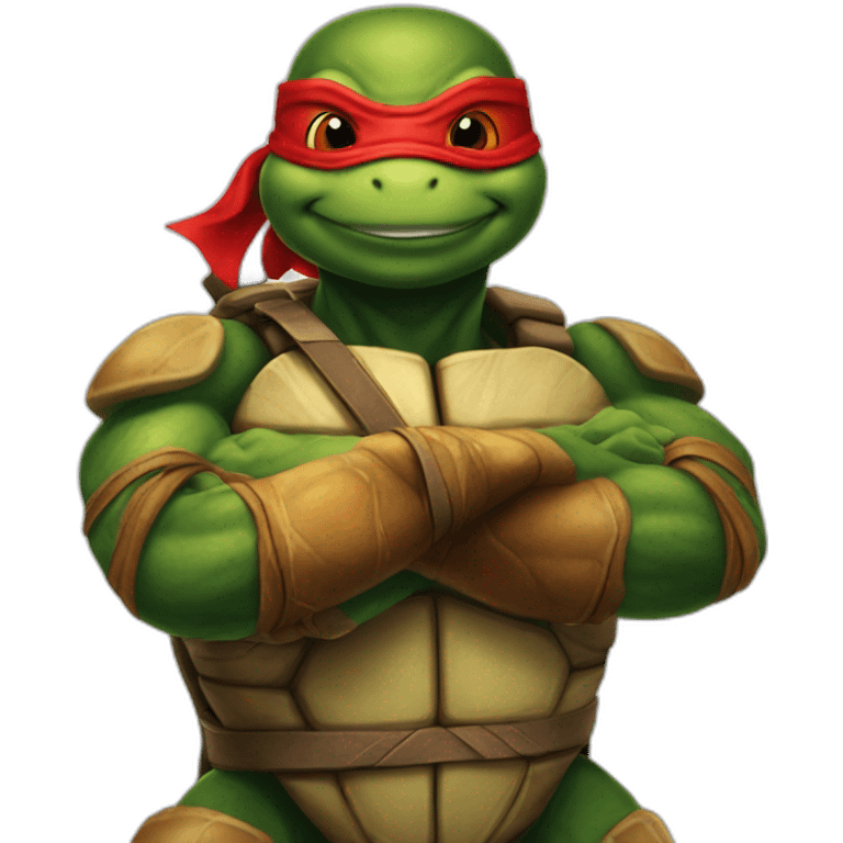 Ninja turtle red emoji