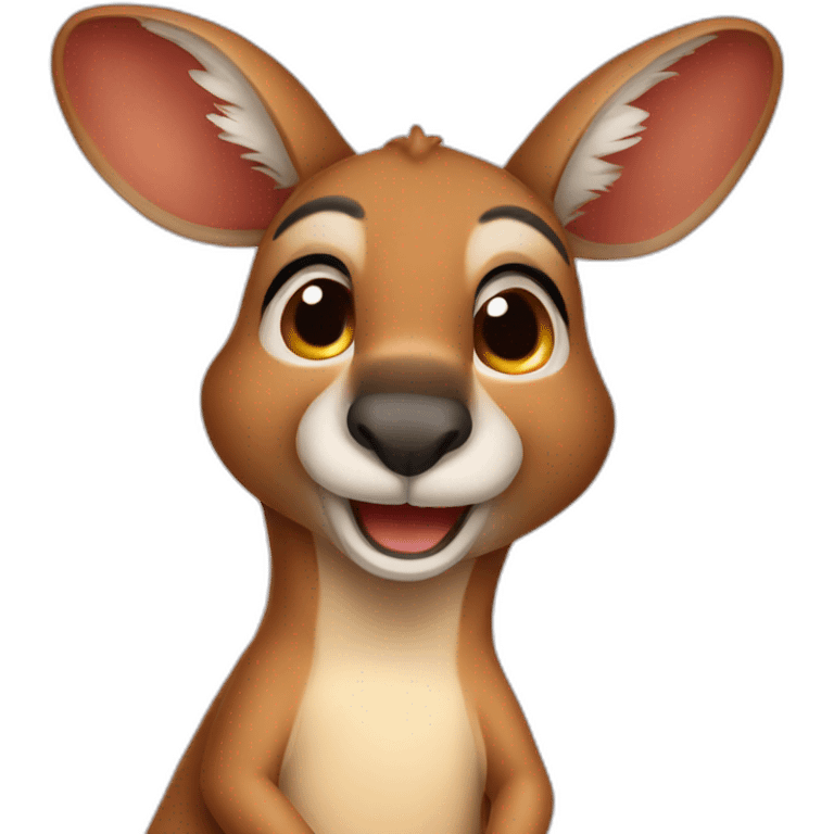 cute kangaroo emoji