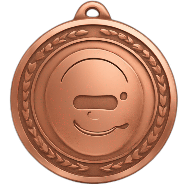 Copper 4th place medal no ribbon emoji