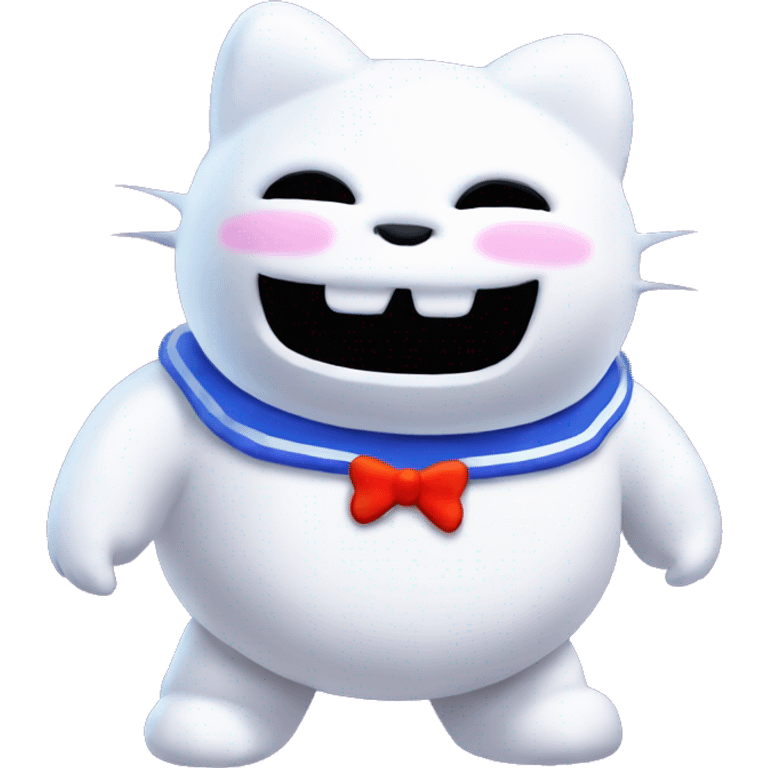 stay puft marshmellow man cat lumpy space princess emoji