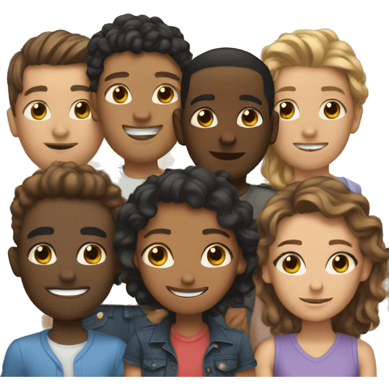 A group of friends emoji