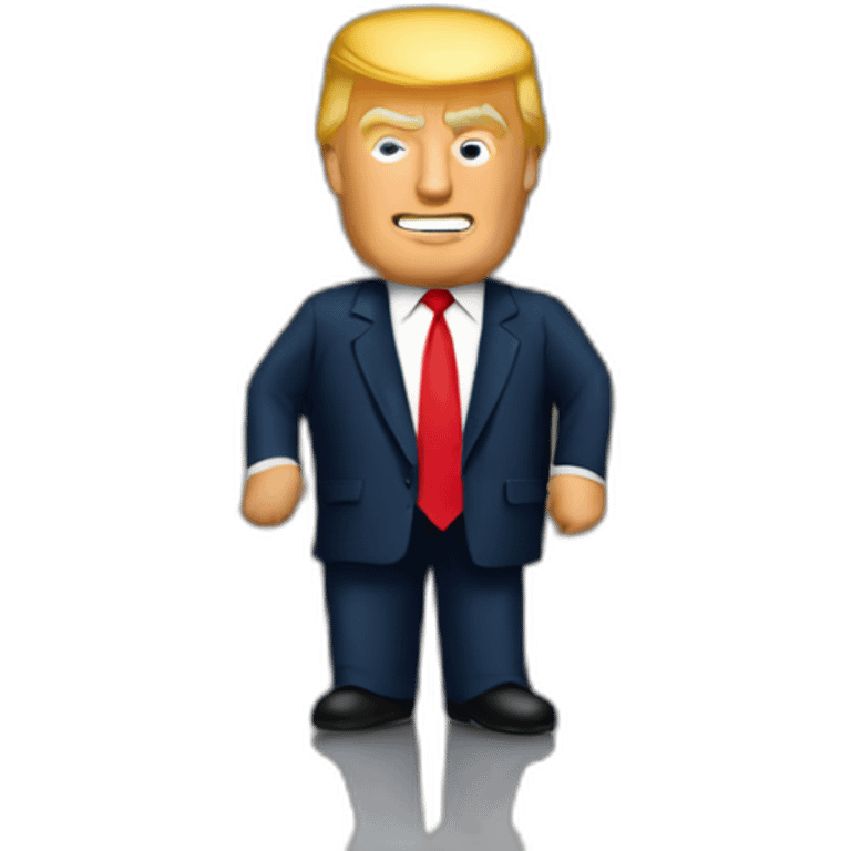 Trump building a wall emoji