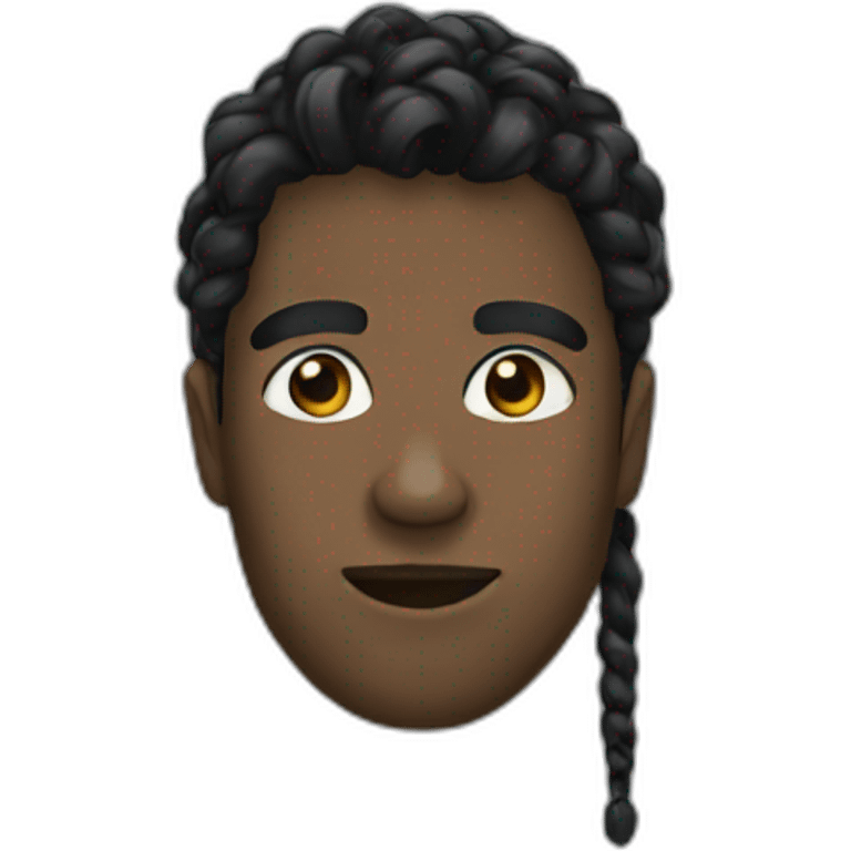 Black with locks emoji