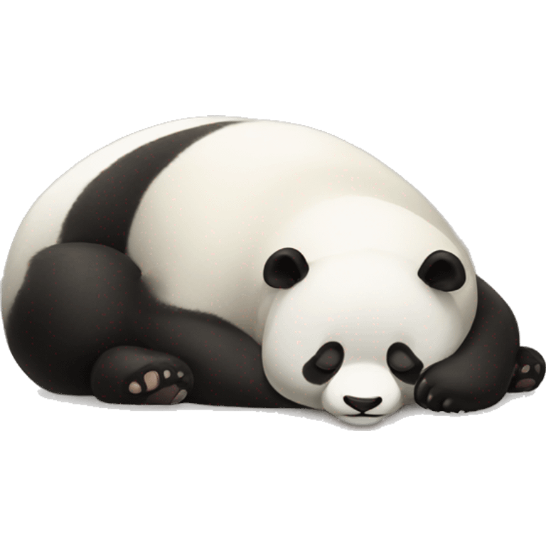 Sleeping panda emoji