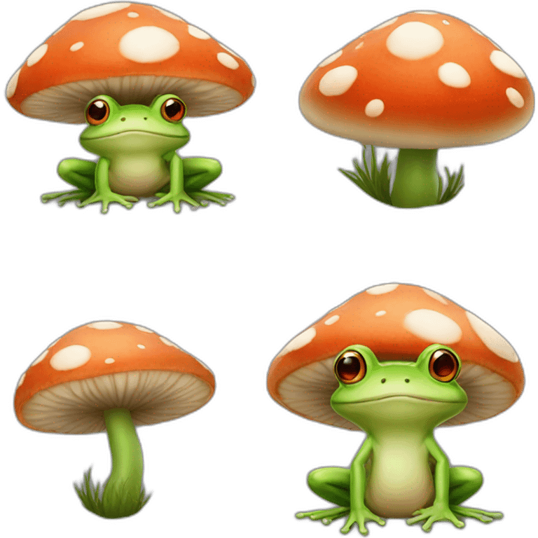 frog mushroom emoji