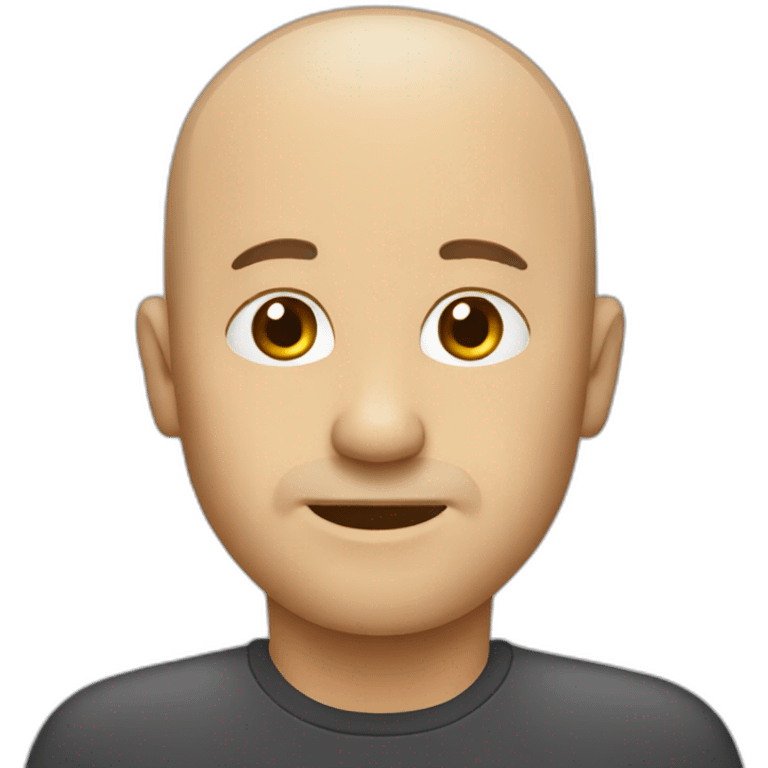 Man balding emoji