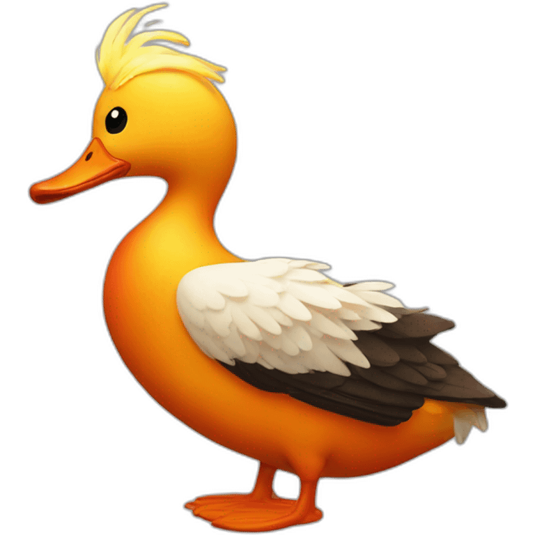 fire duck emoji