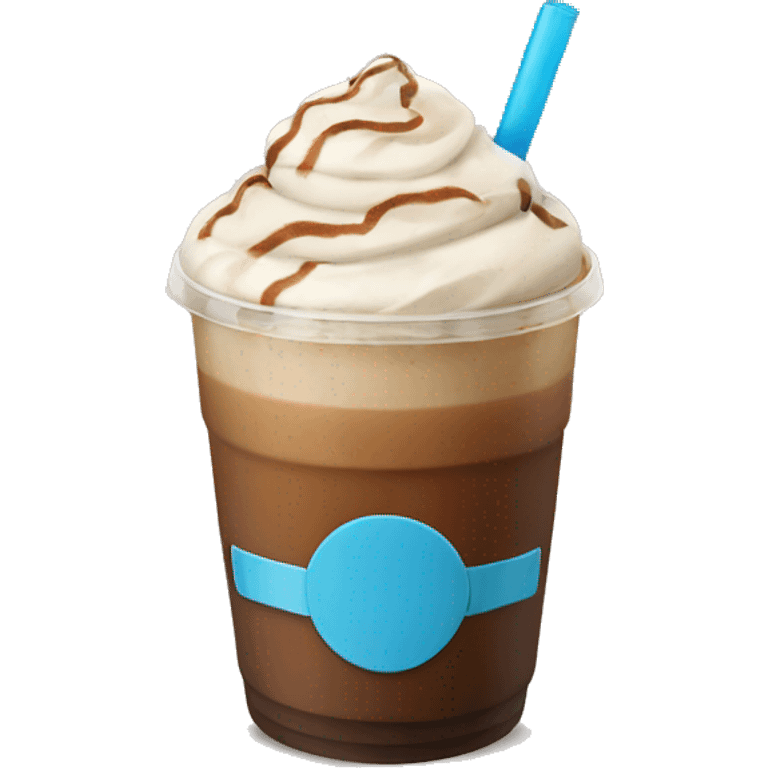 Ice coffee mocha emoji