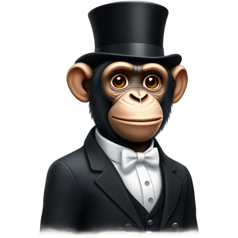 Chimpanzee butler emoji