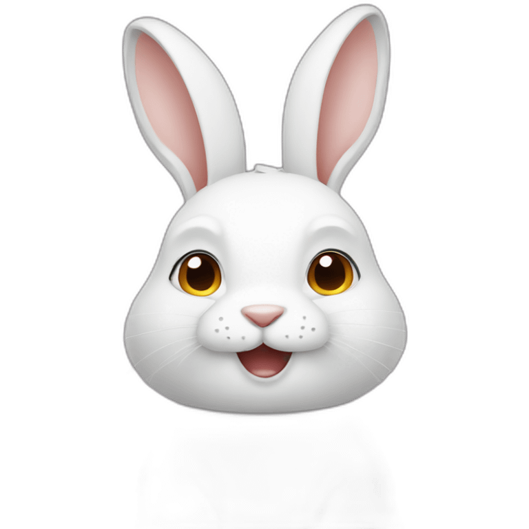 white rabbit emoji