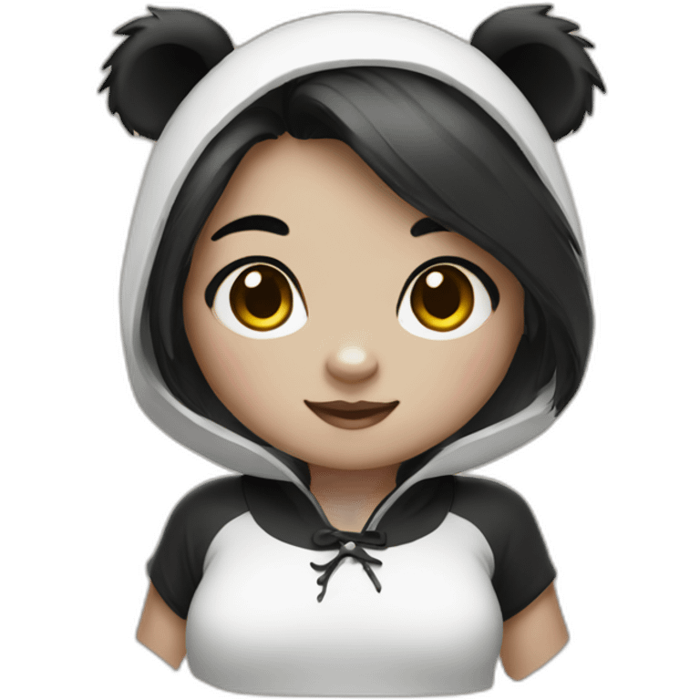 Panda girl emoji