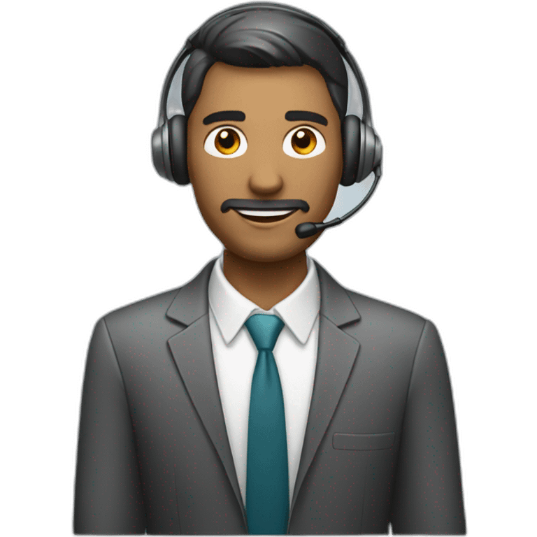 call center man emoji