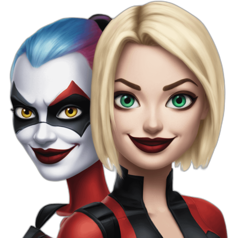 Margot Robbie en Harley quinn emoji