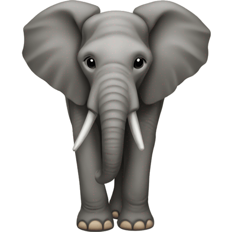 Elephant shaped like Africa emoji