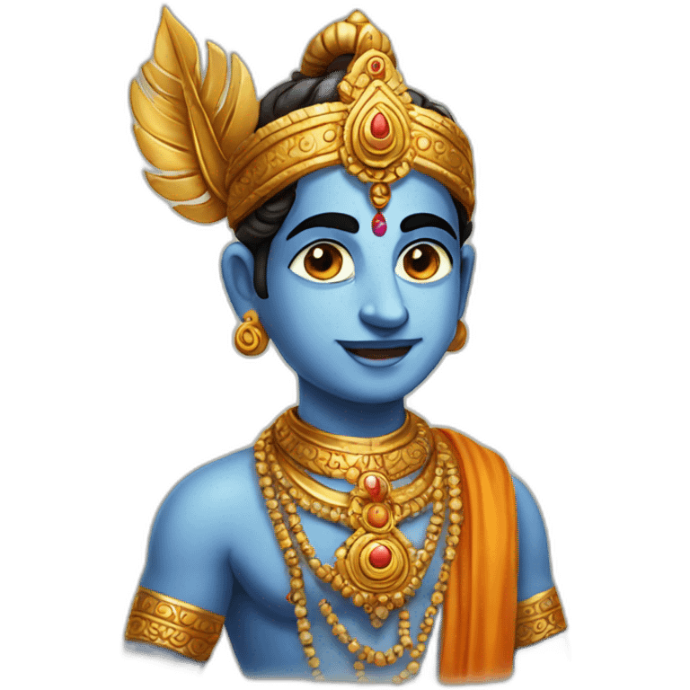 Indian god krishna emoji