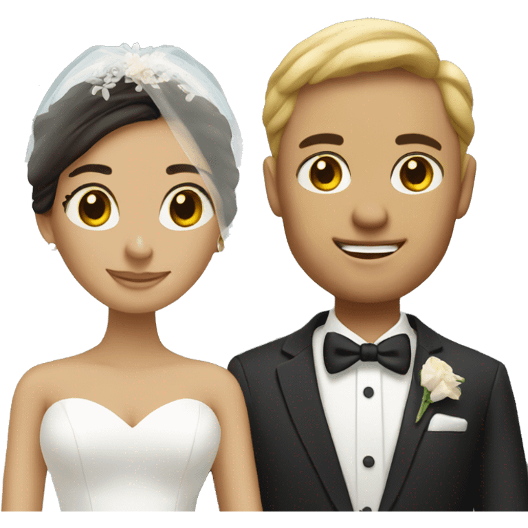 bride and groom emoji