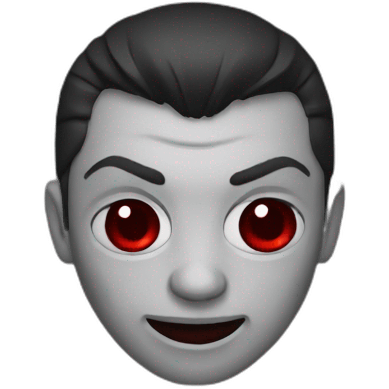 Un vampire noir emoji