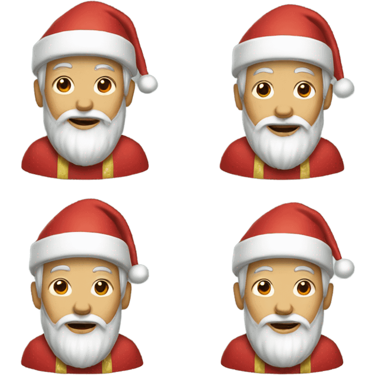 Chinese Santa emoji