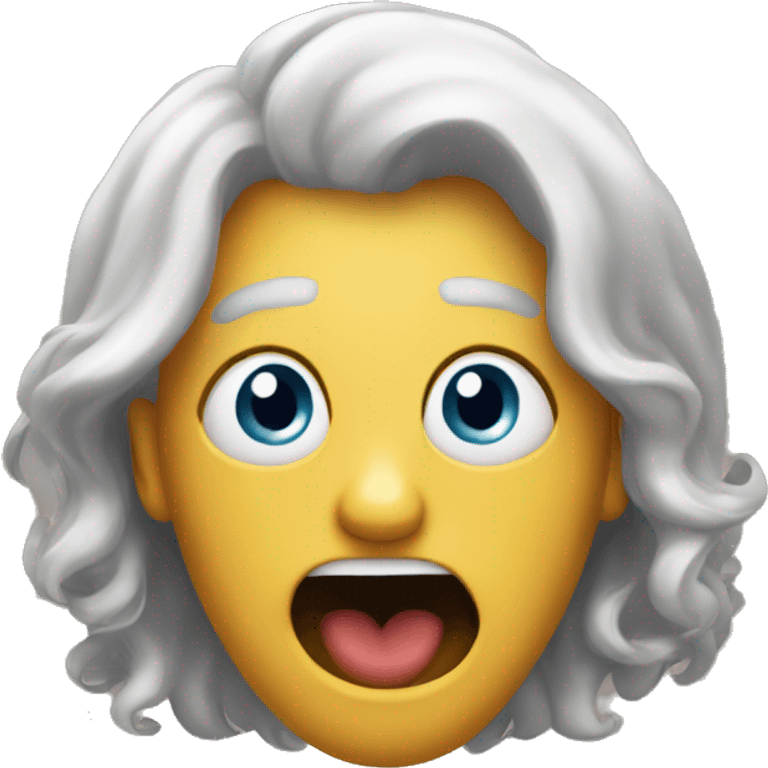 Craziest silly face emoji