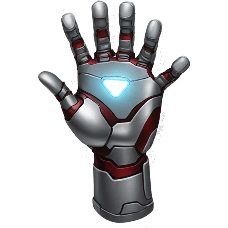 iron man hand emoji