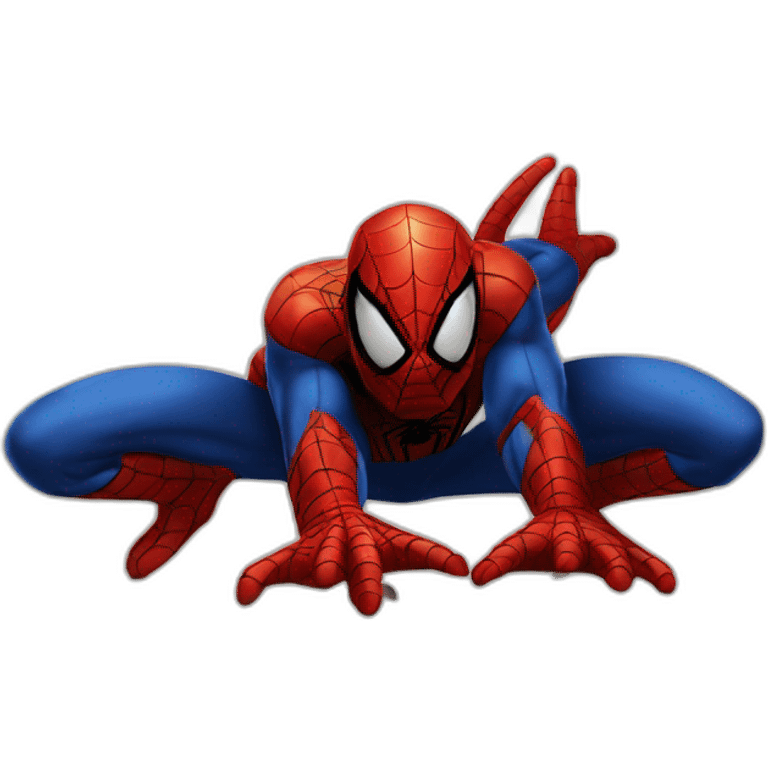 spiderman sur tortue emoji