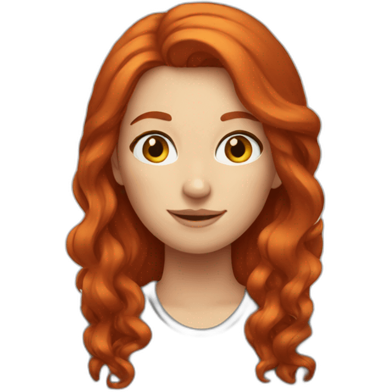 redhead girl emoji