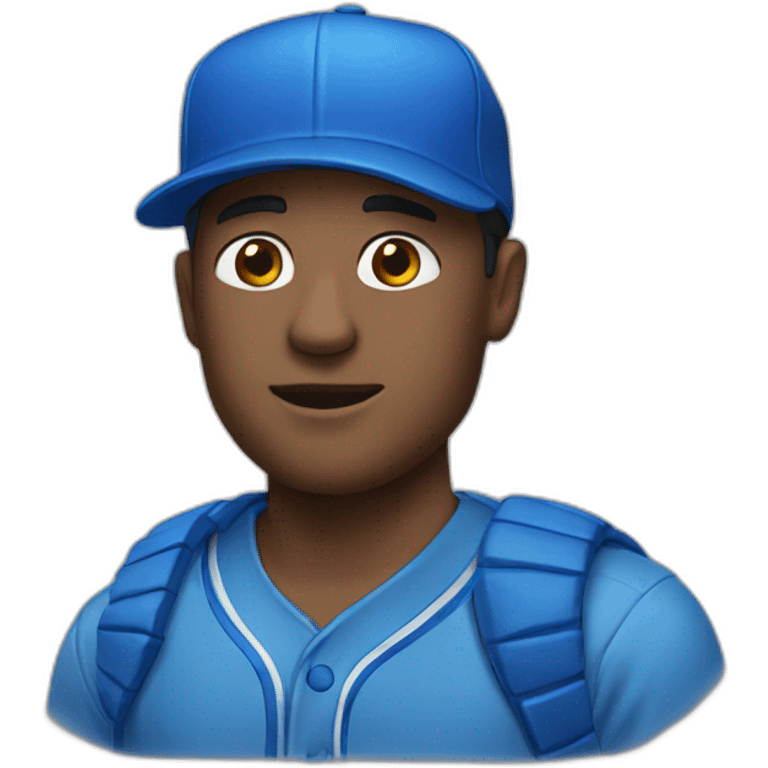 man with blue baseball cap emoji