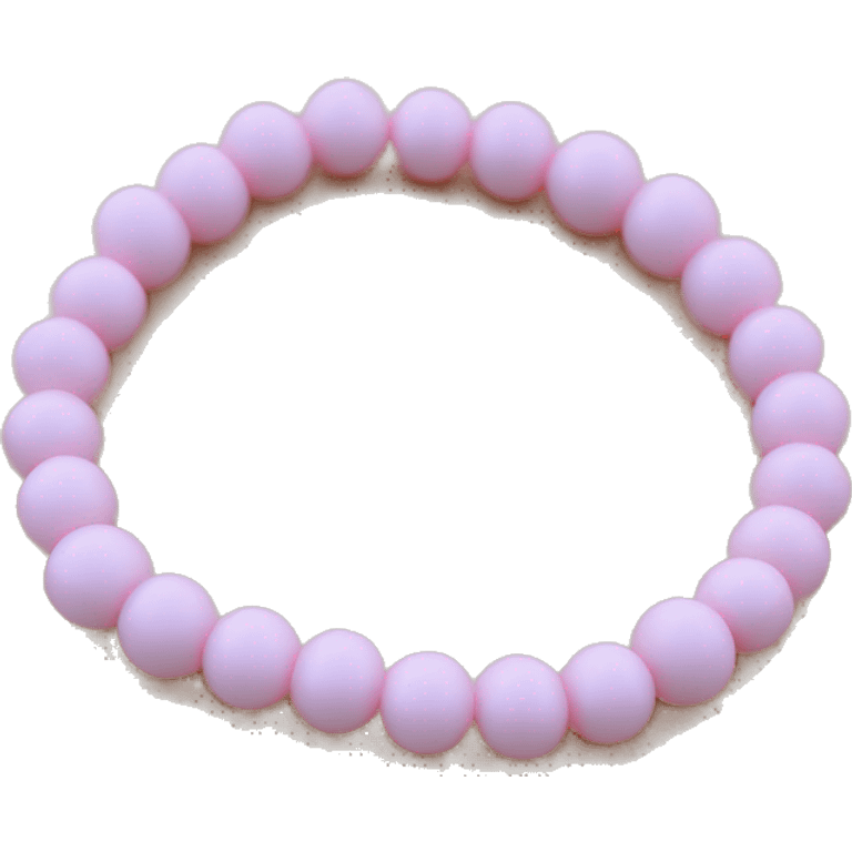 baby pink bracelet beaded emoji