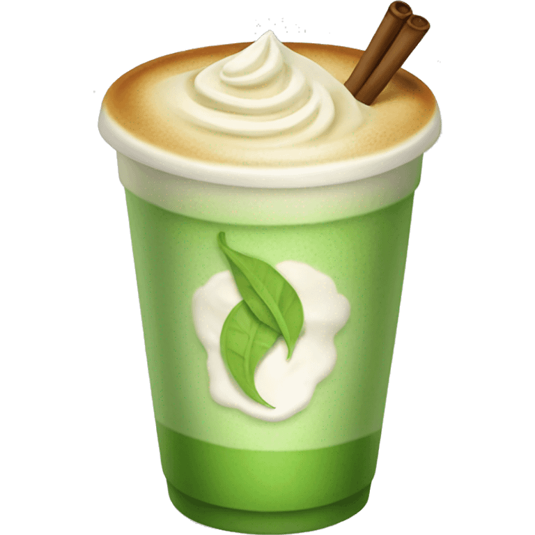 Ice Matcha Latte  emoji