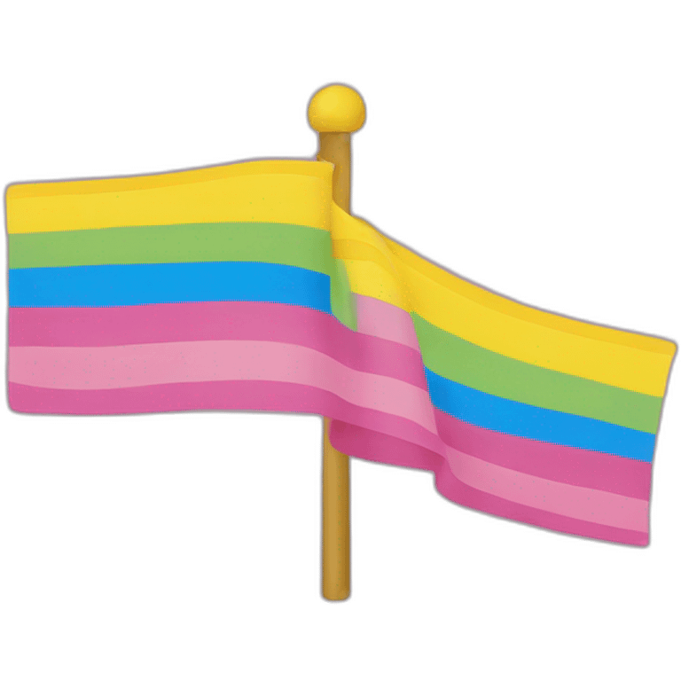 Pansexual flag emoji