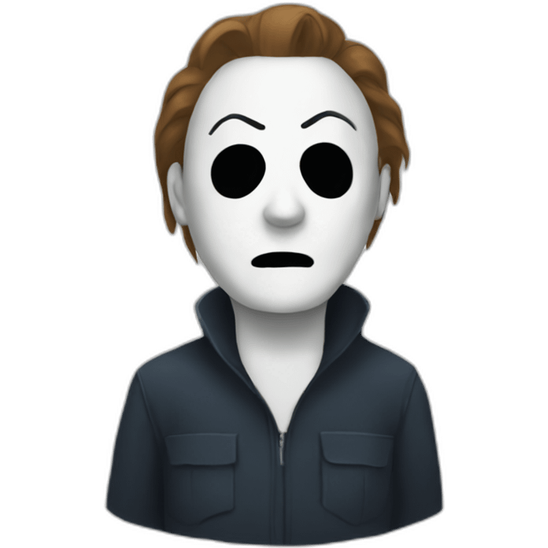 Michael myers face emoji