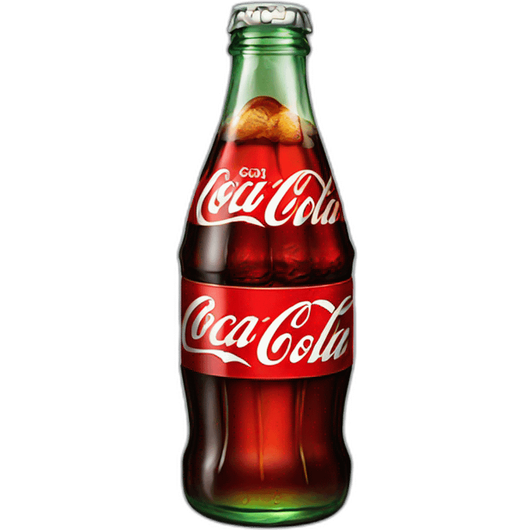 Coca cola glass bottle emoji