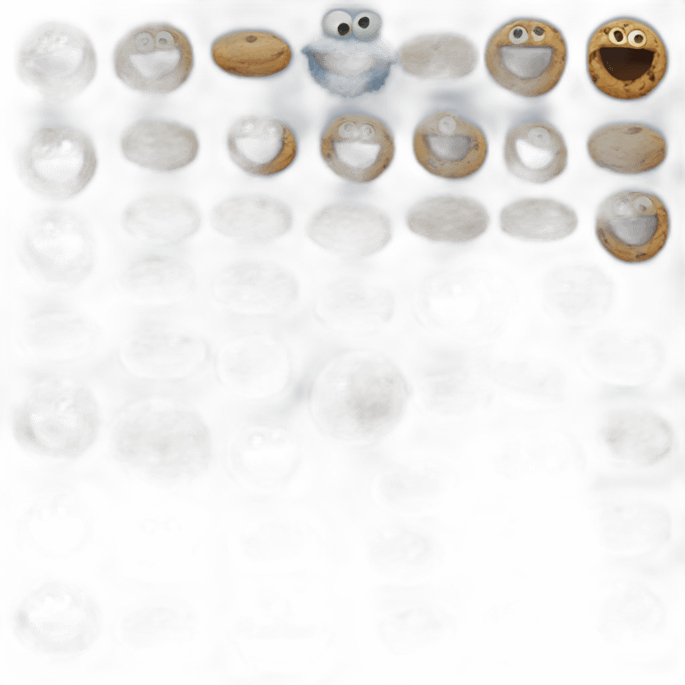 Cookie monster muppet emoji