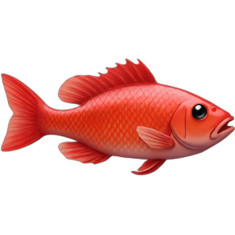 Fish red emoji