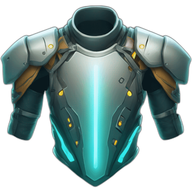 futuristic Technomancer Breastplate emoji