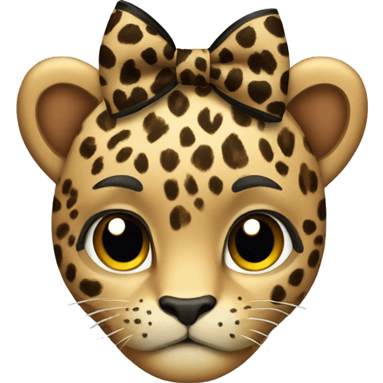 leopard bow emoji