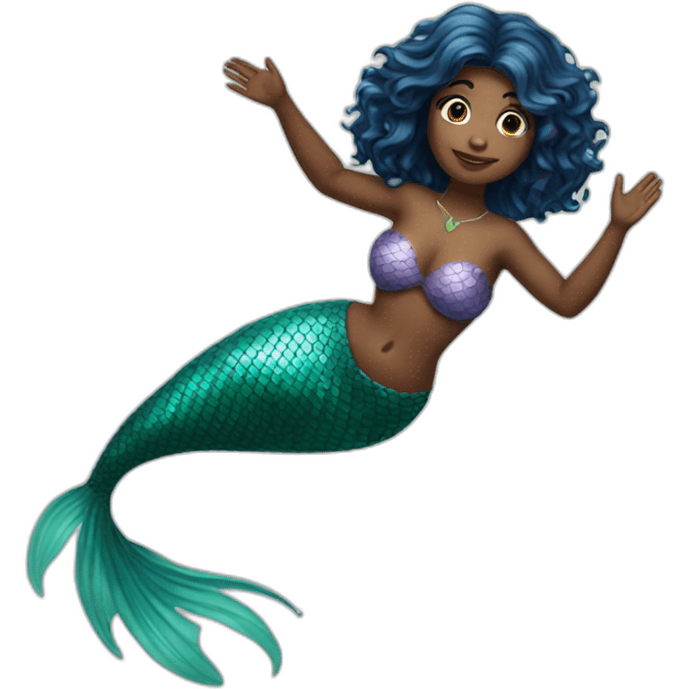 Full body mermaid emoji