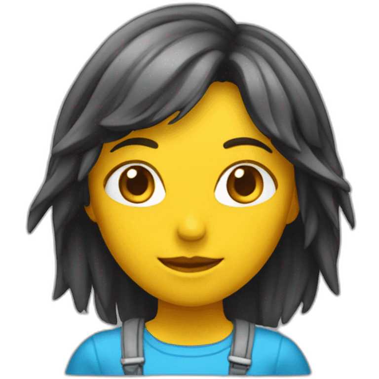 Chica de limpieza emoji