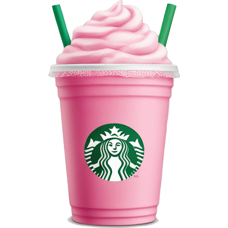 Starbucks pink drink emoji