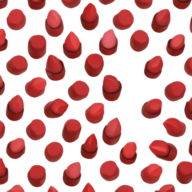 Red Gucci lipstick  emoji