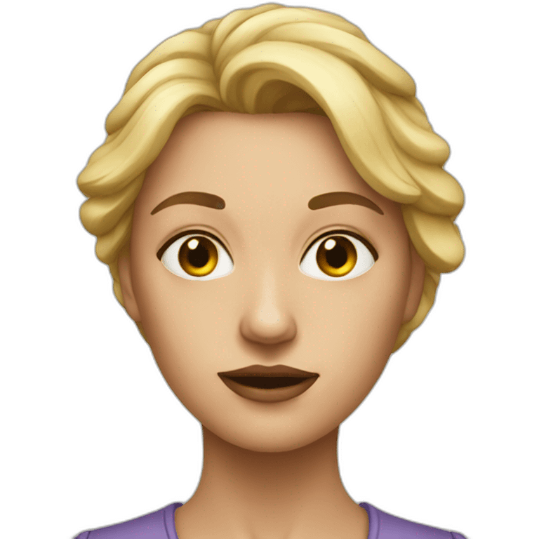 Women portrait thieve emoji