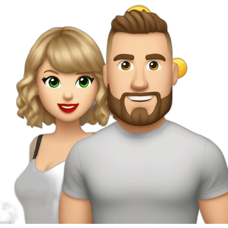 taylor swift and travis kelce emoji