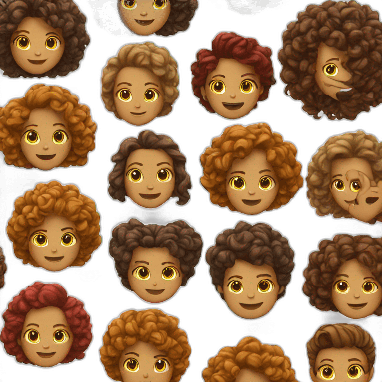 gratte les cheveux emoji