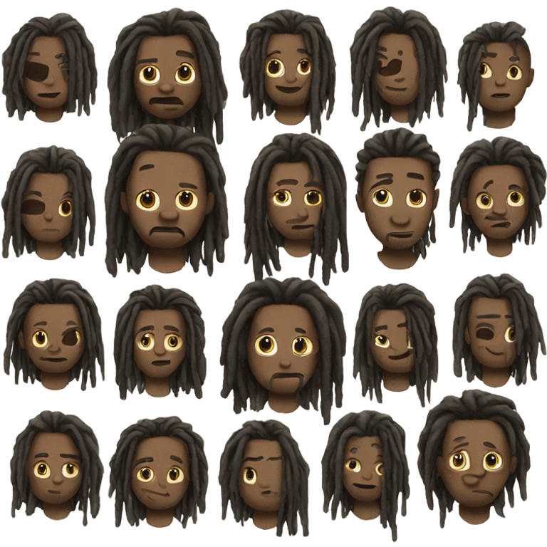 dreads emoji